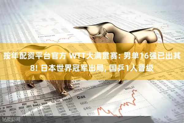 按年配资平台官方 WTT大满贯赛: 男单16强已出其8! 日本世界冠军出局, 国乒1人晋级